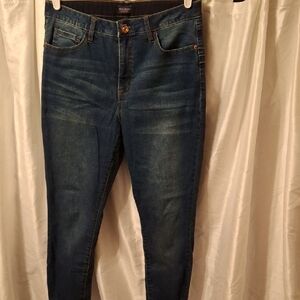 BOLD elements Dark Blue Crop Jeans 12